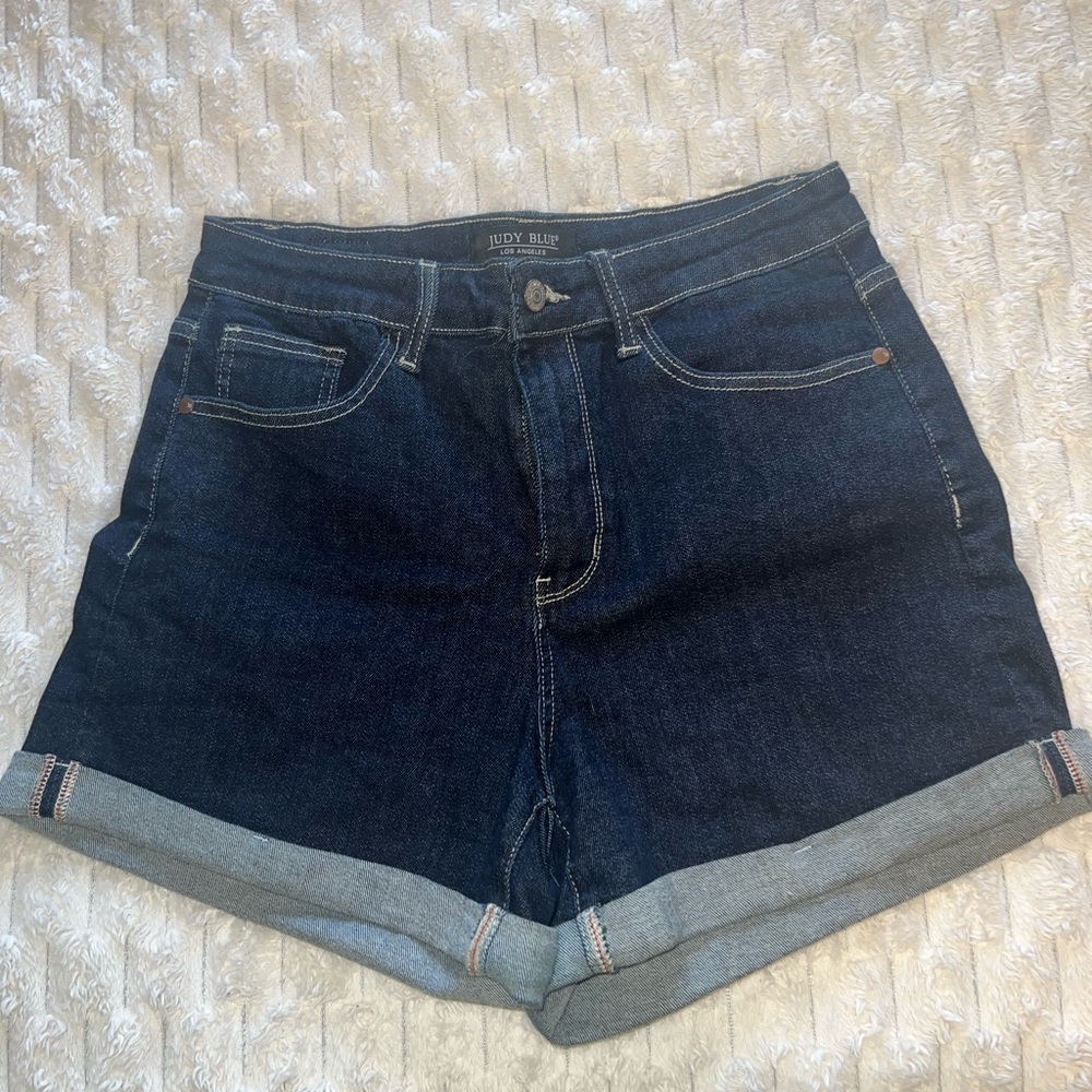 Judy Blue Women's Deep Indigo Jean Shorts